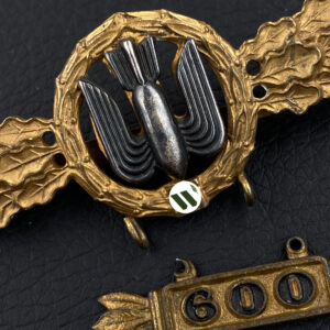 Bomber Badge in gold, with a 