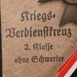 War Merit Cross 2nd Class without swords [Deschler & Sohn], 1, L/10   Original packaging