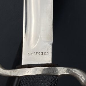 Parade dagger of the fire brigade, 1933 model standard blade [Solingen] Brand mark  