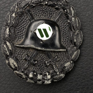 Wound Badge 1939 (first type, Condor Legion) in black Counter-relief