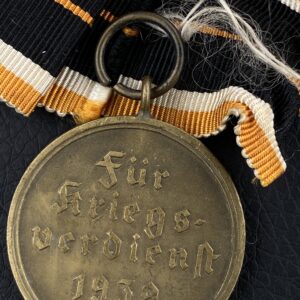 War Merit Cross Medal. Early type of order ribbon
