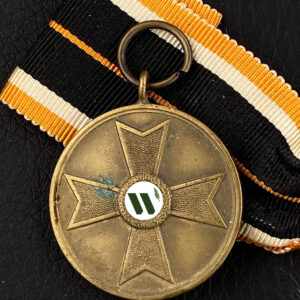 War Merit Cross Medal. Early type of order ribbon