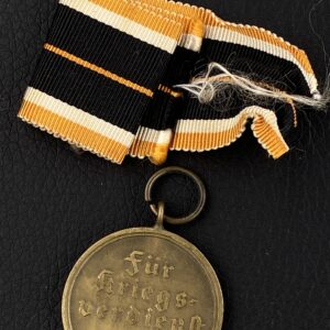 War Merit Cross Medal. Early type of order ribbon