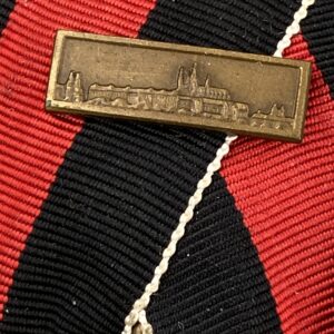 Sudetenland Medal with 'Prager Burg' ('Prague Castle') bar Single medal bar 