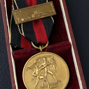 Sudetenland Medal with 'Prager Burg' ('Prague Castle') bar Original case 