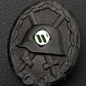 Wound Badge 1939 (second type) in black Counter-relief