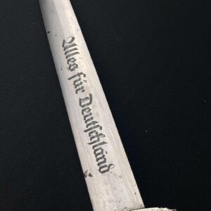 SA Service Dagger (RZM type) [Waffenfabrik Max Weyersberg] Stamp - M7/12  