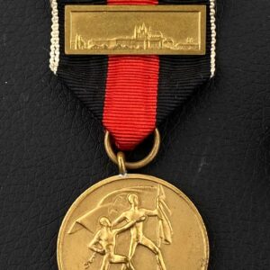 Sudetenland Medal with 'Prager Burg' ('Prague Castle') bar Original case 