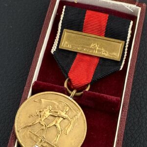 Sudetenland Medal with 'Prager Burg' ('Prague Castle') bar Original case 