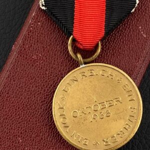 Sudetenland Medal with 'Prager Burg' ('Prague Castle') bar Original case 