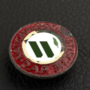 NSDAP Party Badge [Wilhelm Deumer] RZM code: М 1/120 Buttonhole attachment
