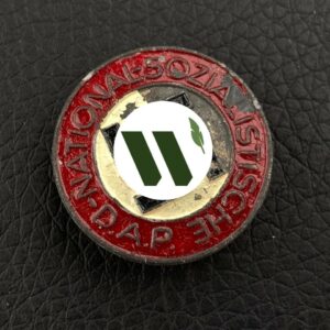 NSDAP Party Badge [Wilhelm Deumer] RZM code: М 1/120 Buttonhole attachment