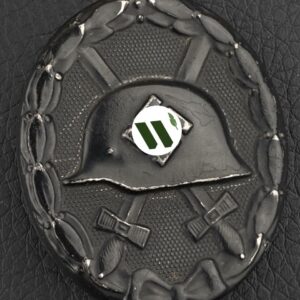 Wound Badge 1939 (second type) in black [Steinhauer & Luck] Counter-relief Steel