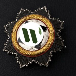 German Cross in gold [C.F. Zimmermann] Stamp - 