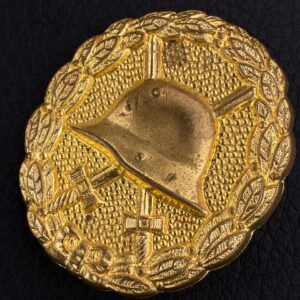 Wound Badge 1918 in gold Counter-relief