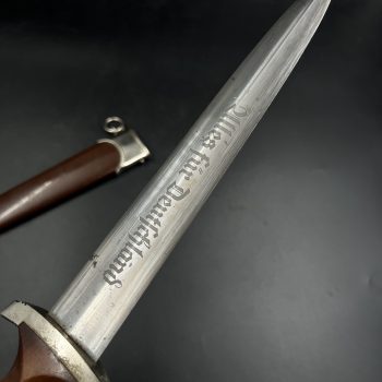 SA Service Dagger (RZM type) [Waffenfabrik Max Weyersberg] Stamp - M7/12  