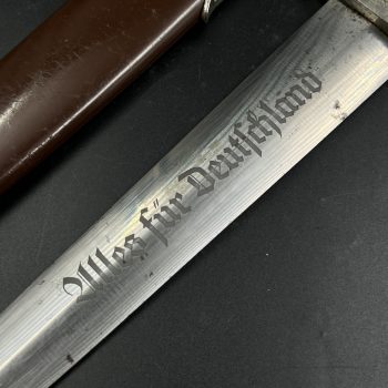 SA Service Dagger (RZM type) [Waffenfabrik Max Weyersberg] Stamp - M7/12  