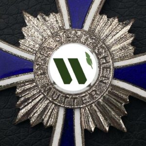 Cross of Honour of the German Mother in silver [Gebruder Gloerfeld] Original packaging