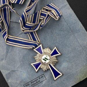 Cross of Honour of the German Mother in silver [Gebruder Gloerfeld] Original packaging
