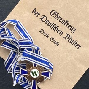 Cross of Honour of the German Mother in bronze [Karl Hensler] Original packaging