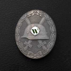 Wound Badge 1939 (second type) in silver [Klein & Quenzer A.G.] Solid Zinc