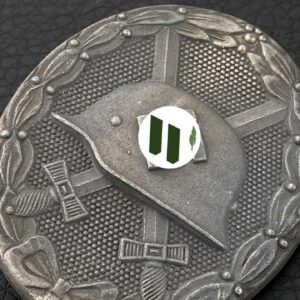 Wound Badge 1939 (second type) in silver [Klein & Quenzer A.G.] Solid Zinc