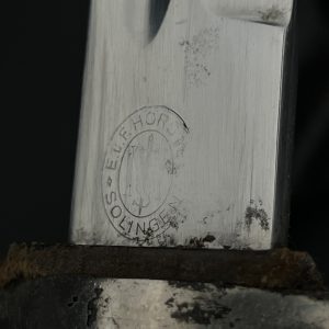 Parade dagger of the fire brigade, 1933 model standard blade [E. & F. Horster] Brand mark  