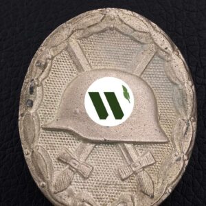 Wound Badge 1939 (second type) in silver [Rudolf Wächtler & Lange KG] Solid