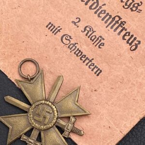War Merit Cross 2nd Class with swords Original packaging