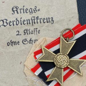 War Merit Cross 2nd Class without swords Original packaging