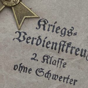 War Merit Cross 2nd Class without swords Original packaging