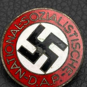 NSDAP Party Badge [Herman Schanzun] RZM code: М 1/7 Pin fastening