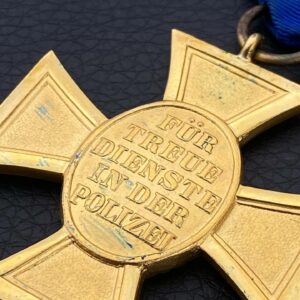 25-Year Long Service Award in the police   