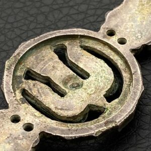 Bomber Badge in silver   Original case