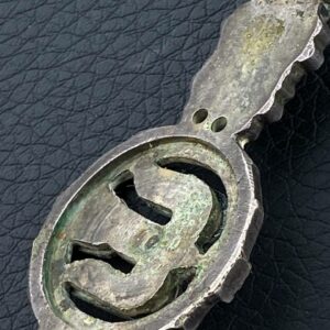 Bomber Badge in silver   Original case