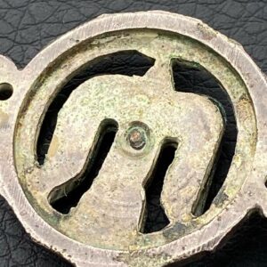 Bomber Badge in silver   Original case