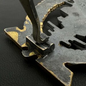 Naval military badge [Schwerin] Buntmetall