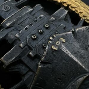 Naval military badge [Schwerin] Buntmetall