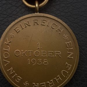 Sudetenland Medal with 'Prager Burg' ('Prague Castle') bar  