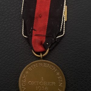 Sudetenland Medal with 'Prager Burg' ('Prague Castle') bar  