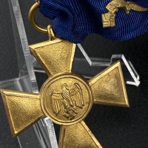 25-Year Long Service Award with a flying eagle clasp for the Luftwaffe   