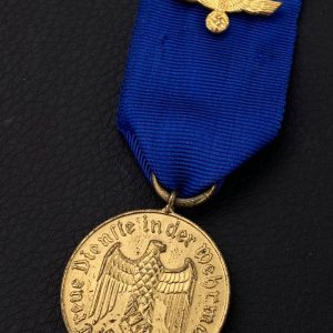 12-Year Long Service Award with an imperial eagle clasp for the Army and Navy   