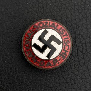 NSDAP Party Badge [Frank & Reif] RZM code: М 1/102 Buttonhole attachment