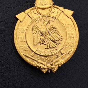 Memorial badge for services in the fire service  Sample from 1926–1933 The Weimar Republic Prussia