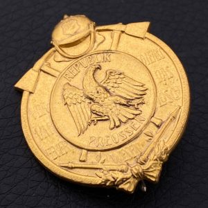 Memorial badge for services in the fire service  Sample from 1926–1933 The Weimar Republic Prussia