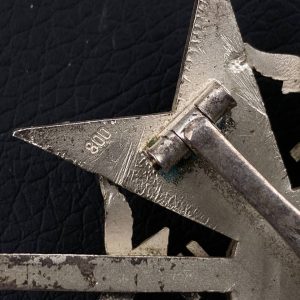 Spanish Cross with Swords in silver [Steinhauer & Luck] Stamp - 