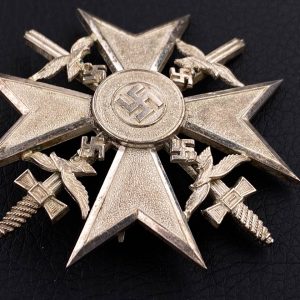 Spanish Cross with Swords in silver [Steinhauer & Luck] Stamp - 