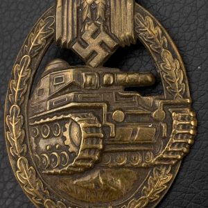 Panzer Badge in bronze [Otto Schickle]     