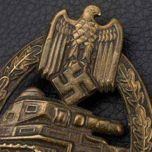 Panzer Badge in bronze [Otto Schickle]     