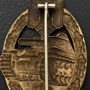 Panzer Badge in bronze [Otto Schickle]     